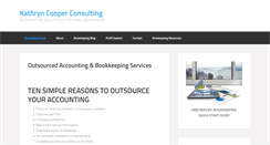 Desktop Screenshot of kathryncooperconsulting.com