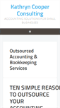 Mobile Screenshot of kathryncooperconsulting.com